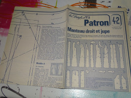 Patron Les Doigts D'or N 42 Manteau Droit Et Jupe - Cartamodelli