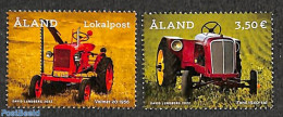 Aland 2022 Oldtimer Tractors 2v, Mint NH, Various - Agriculture - Agriculture