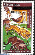 Benin 2007 Elephant, Dog And Chicken, Overprint, Mint NH, Nature - Various - Animals (others & Mixed) - Birds - Dogs -.. - Ongebruikt