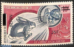 Benin 2007 The Rabbit And The Turtle, Overprint, Mint NH, Nature - Various - Animals (others & Mixed) - Flowers & Plan.. - Nuevos