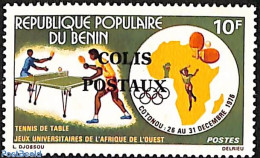 Benin 2007 West Africa University Games, Overprint, Mint NH, Sport - Various - Olympic Games - Table Tennis - Errors, .. - Ungebraucht