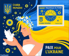 Chad 2022 Peace For Ukraine, Mint NH, History - Peace - Autres & Non Classés