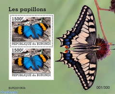 Burundi 2022 Butterflies, Mint NH, Nature - Butterflies - Other & Unclassified