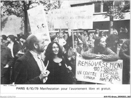 AHVP11-0972 - GREVE - Paris 6 Octobre 1979 - Manifestation Pour L'avortement Libre Et Gratuit  - Strikes