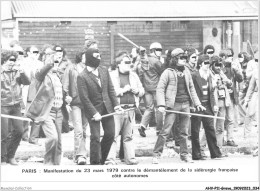 AHVP11-0957 - GREVE - Paris - Manifestation Du 23 Mars 1979 Contre Le Demantèlement De La Sidérurgie  - Grèves
