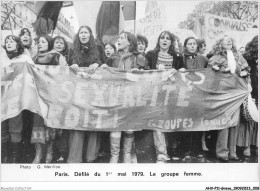 AHVP11-0944 - GREVE - Paris - Défilé Du 1er Mai 1979 - Fête Du Travail - Le Groupe Femme  - Strikes