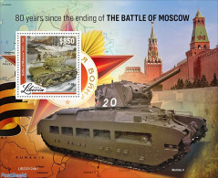 Liberia 2022 80th Anniversary Of The End Of The Battle Of Moscow, Mint NH, History - Transport - World War II - WW2