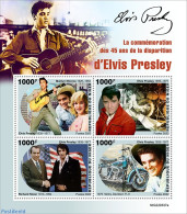 Niger 2022 45th Memorial Anniversary Of Elvis Presley, Mint NH, History - Performance Art - Transport - American Presi.. - Elvis Presley