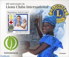 Togo 2022 105th Anniversary Of Lions Clubs International, Mint NH, Health - Various - Lions Club - Rotary Club