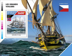 Chad 2022 Tall Ships , Mint NH, Transport - Ships And Boats - Autres & Non Classés