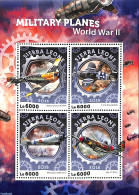 Sierra Leone 2016 Military Planes WWII, Mint NH, History - Transport - World War II - Aircraft & Aviation - 2. Weltkrieg