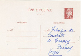 FRANCE. POSTAL STATIONERY. BENT DEFECT - Other & Unclassified