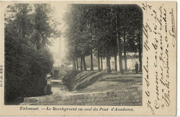 Tirlemont Le Borchgracht En Aval Du Pont D'Aendoren Circulée En 1902 - Tienen