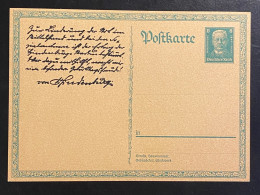 Dt. Reich 1927 Ganzsache Sonderpostkarte Mi. P 207 Nicht Gelaufen - Briefkaarten