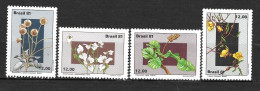 Brasil 1981 Flora Brasileira Flores Do Planalto Central RHM  C1218-C1221 - Neufs