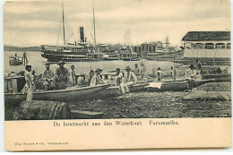 Surinam - PARAMARIBO - De Houtmarkt Aan Den Waterkant - Surinam