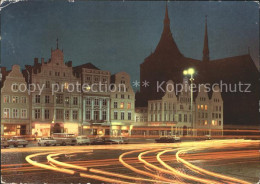 72113307 Rostock Mecklenburg-Vorpommern Ernst Thaelmann Platz Bei Nacht Rostock - Rostock