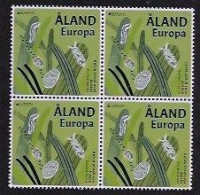 ALAND /ALAND ISLANDS /ÅLAND FINLAND - EUROPA-CEPT 2024 -"UNDERWATER FLORA And FAUNA".- BLOCK Of The 4 STAMPS MINT- N - 2024