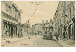 43 .n°37755.saugues.le Cours Gervais Et La Poste.autobus - Saugues