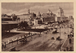 CARTOLINA  C17 ROMA,LAZIO-VIA DELL'IMPERO-STORIA,MEMORIA,CULTURA,RELIGIONE,IMPERO ROMANO,BELLA ITALIA,VIAGGIATA 1958 - Transport