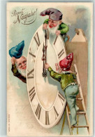 13949921 - Neujahr Uhr Serie 503 Nr.2935 Lithografie - Fairy Tales, Popular Stories & Legends