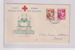 YUGOSLAVIA,1953 TRIESTE B Red Cross FDC Cover - Covers & Documents