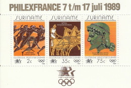 SURINAM Block 50,unused - Briefmarkenausstellungen