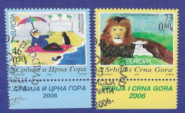 Jugoslawien   2006  Mi.Nr. 3329 / 3330 , EUROPA CEPT / Integration - Gestempelt / Fine Used / (o) - 2006