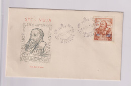 YUGOSLAVIA 1951 TRIESTE B FDC Cover PRIMOZ TRUBAR - Cartas & Documentos