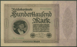 Dt. Reich 100000 Mark 1923, DEU-93d FZ P, Leicht Gebraucht (K1392) - 100.000 Mark