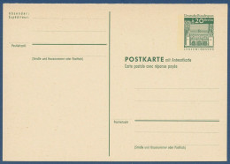 Berlin 1966 Bauwerke Groß Postkarte Mit Antwort P 74 Ungebraucht (X41012) - Postkarten - Ungebraucht