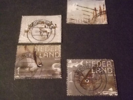 Nederland Gebruikt, Netherlands Used Beleef De Natuur Nvph Nr 4077 4076. 4079. 4082 - Used Stamps