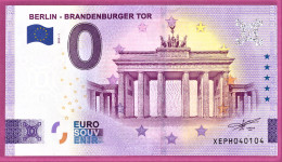 0-Euro XEPH 01 2022 BERLIN - BRANDENBURGER TOR - Privéproeven