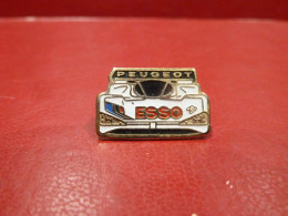 PIN'S AUTOMOBILE " PEUGEOT/ESSO ". - Peugeot