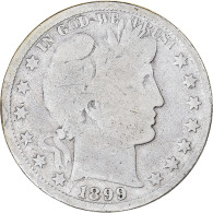 Monnaie, États-Unis, Barber Half Dollar, Half Dollar, 1899, U.S. Mint - 1892-1915: Barber