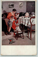 39291721 - Kriegspostkarten Nr. 9    WK I Feldpost Lesen - Frau Mit Kindern - Wennerberg, B.