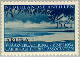 Nederlandse Antillen 1954 Strand Aruba NVPH 246 MNH**, Postfris  - Niederländische Antillen, Curaçao, Aruba