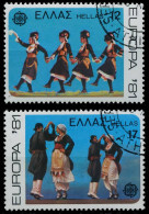 GRIECHENLAND 1981 Nr 1445-1446 Gestempelt X5A9C02 - Oblitérés