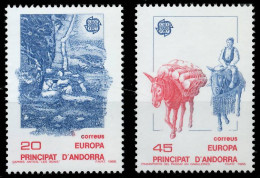 ANDORRA SPANISCHE POST 1980-1989 Nr 200-201 Postfrisch X5CA03A - Neufs