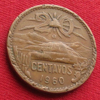 Mexico 20 Centavos 1960 Mexique Mexiko Messico W ºº - Messico