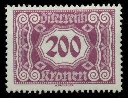 ÖSTERREICH PORTOMARKEN 1922 Nr 120 Ungebraucht X753D7A - Taxe