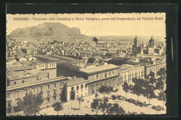 Cartolina Palermo, Panorama Colla Cattedrale E Monte Pellegrino, Preso Dall`Osservatorio Del Palazzo Reale  - Palermo