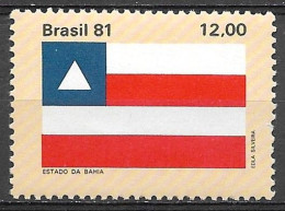 Brasil 1981 Bandeiras Dos Estados Do Brasil - Bahia RHM C1232 - Nuevos