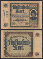 Ro 76 - 5000 Mark Spinelli 1922 Pick 77 F (4)  E/E    (31203 - Sonstige & Ohne Zuordnung