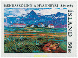 101397 MNH ISLANDIA 1989 CENTENARIO DE LA ESCUELA DE AGRICULTORES - Collezioni & Lotti