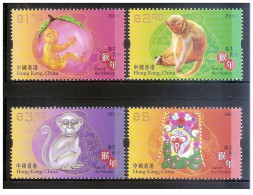 Hong Kong 2016 - Year Of The Monkey Mnh** - Ungebraucht