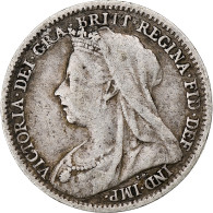 Royaume-Uni, Victoria, 3 Pence, 1898, Londres, Argent, TB+, KM:777 - F. 3 Pence