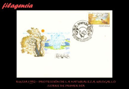 RUSIA SPD-FDC. 1992-05 RESERVA NATURAL DE PRIOKSKO-TERRASNI. AVES - FDC