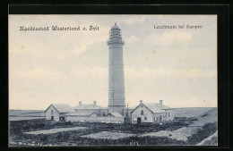 AK Westerland A. Sylt, Leuchtturm Bei Kampen  - Leuchttürme