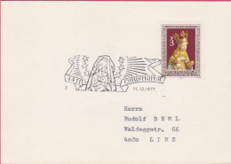 Ö 1977 - Mi: 1562 (51) , Karte - Weihnachten , SST 4411 Christkindl - FDC